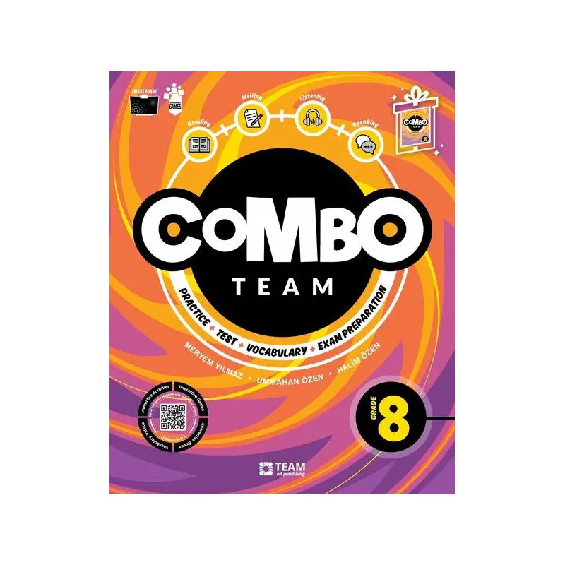 COMBO TEAM 8 - PRACTICE BOOK / TEST / VOCABULARY / EXAM PREPARATION